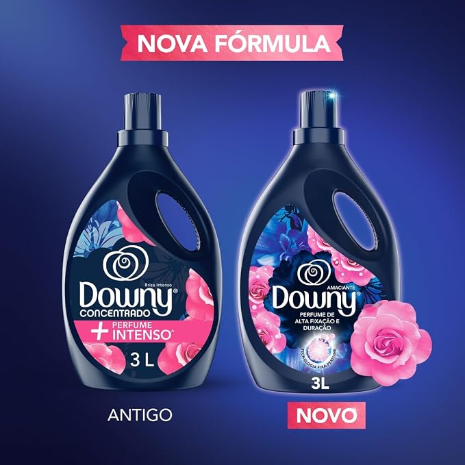 Detalhe do rótulo Downy Brisa Intenso