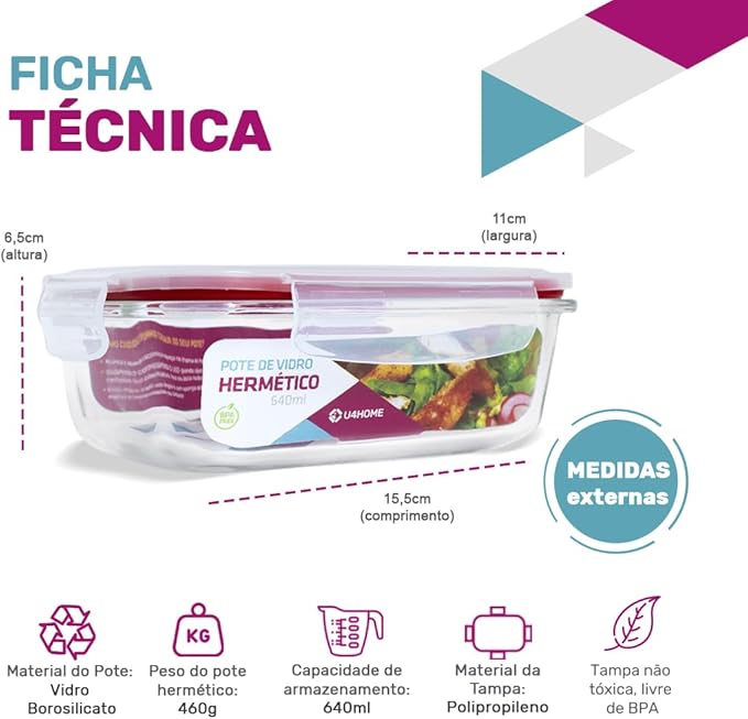 Potes empilhados com tampa vermelha