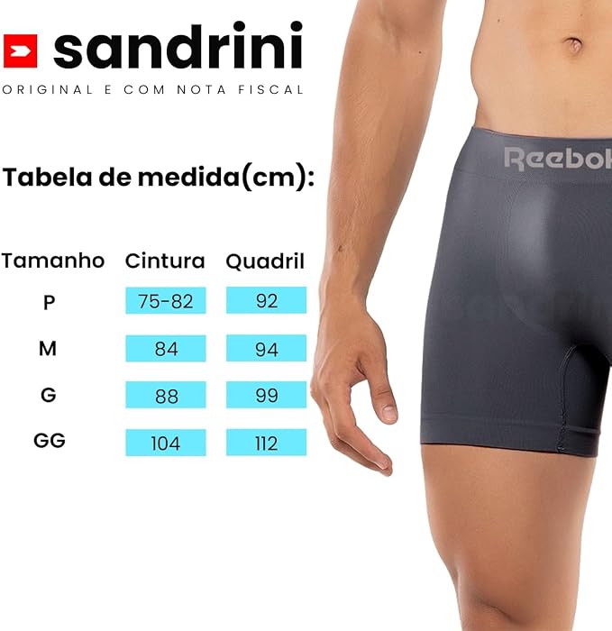 Logo Reebok no cós
