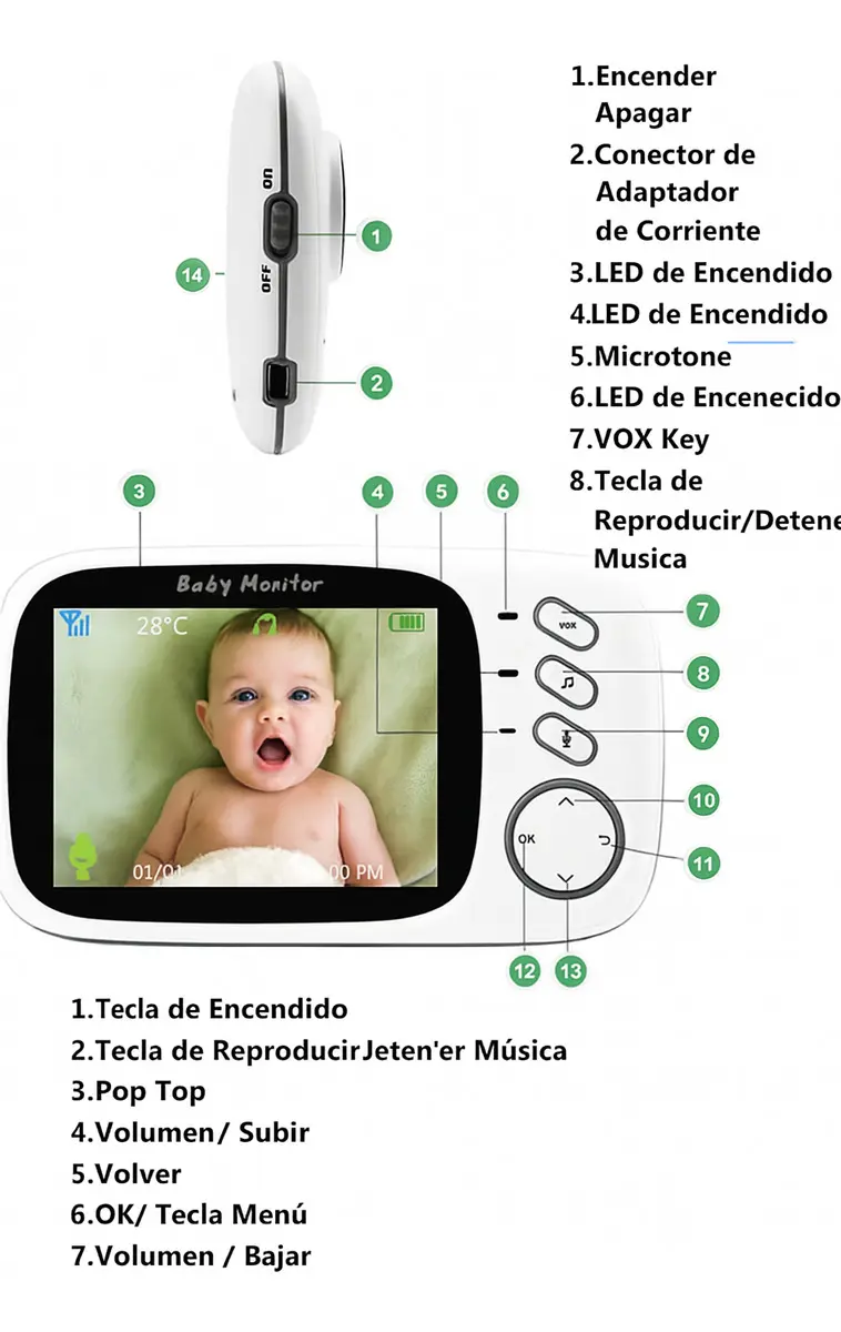 Babá eletrônica VB603 - foto 5