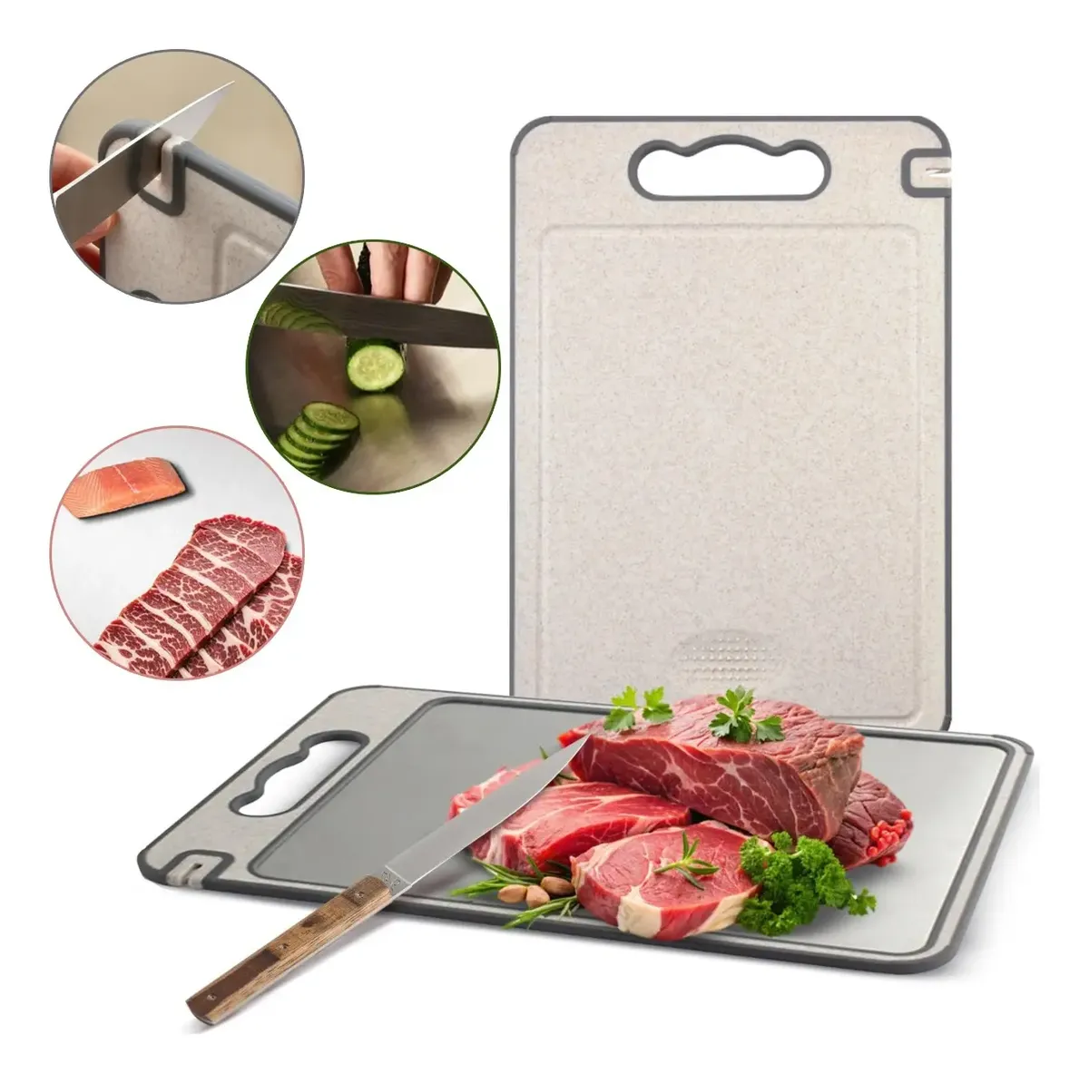 Tabua De Corte Saudável Aço Inox