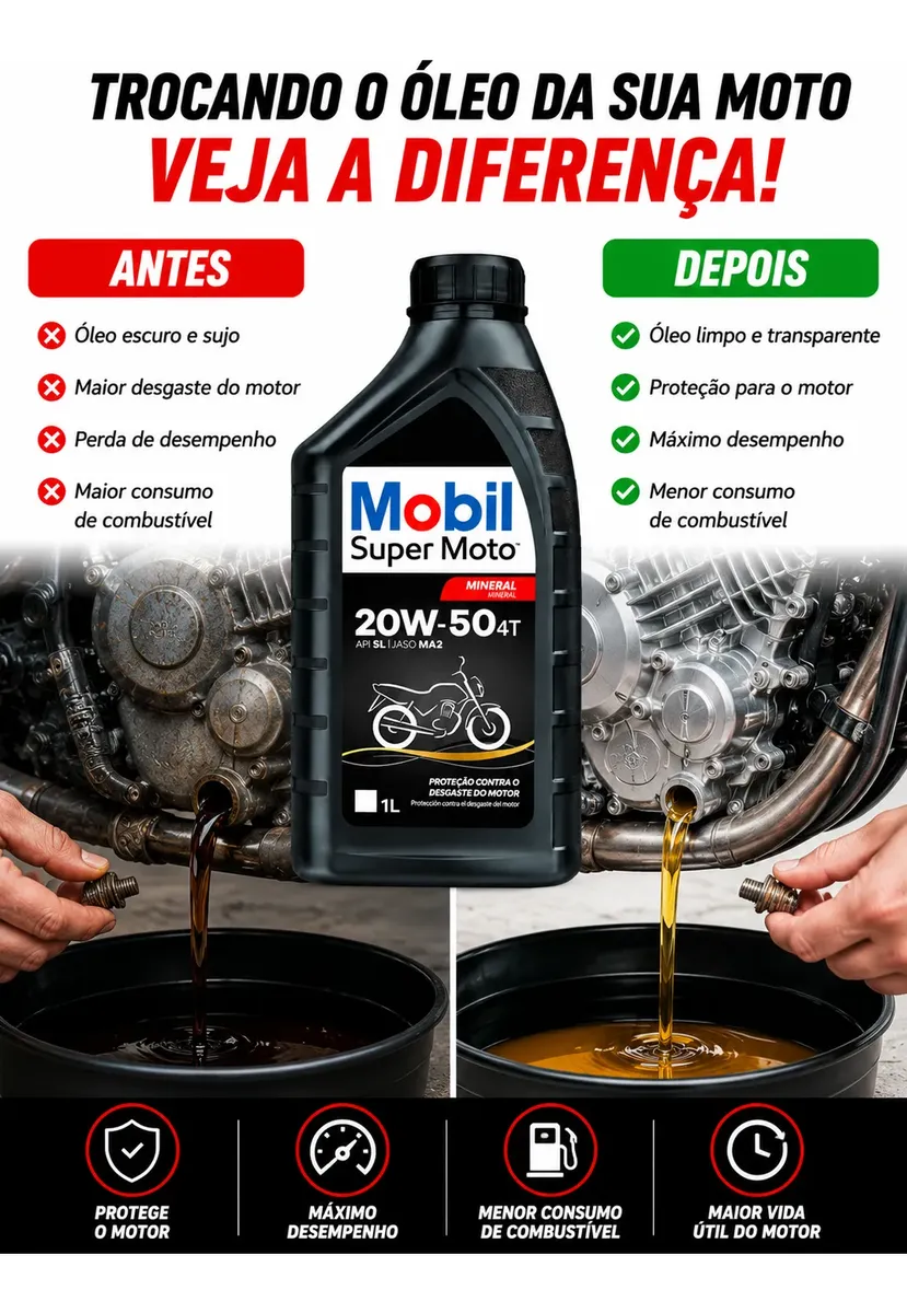 Óleo Mobil Detalhes 2