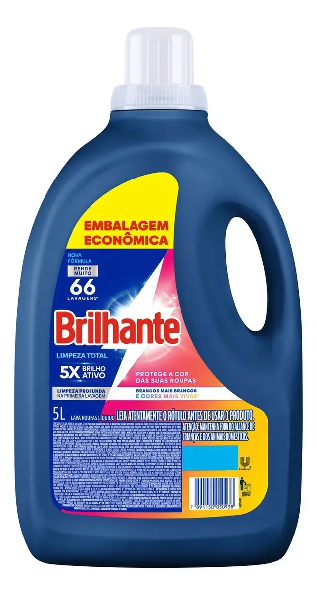 Lava roupas Líquido 5 L Brilhante
