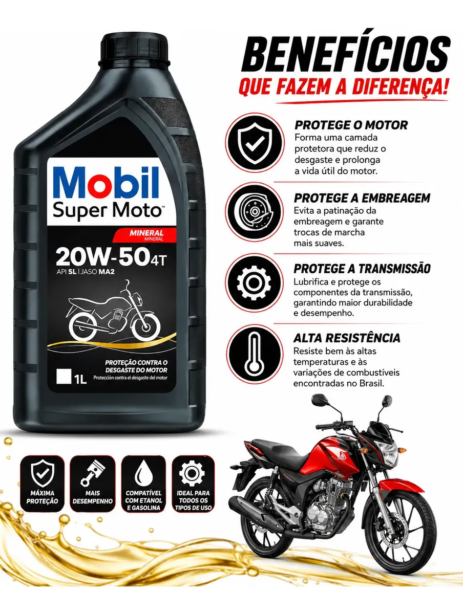 Óleo Mobil Detalhes 1