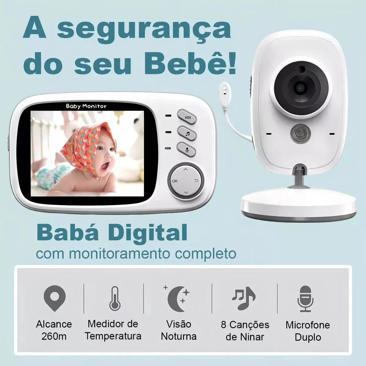 Babá eletrônica VB603 - foto 2