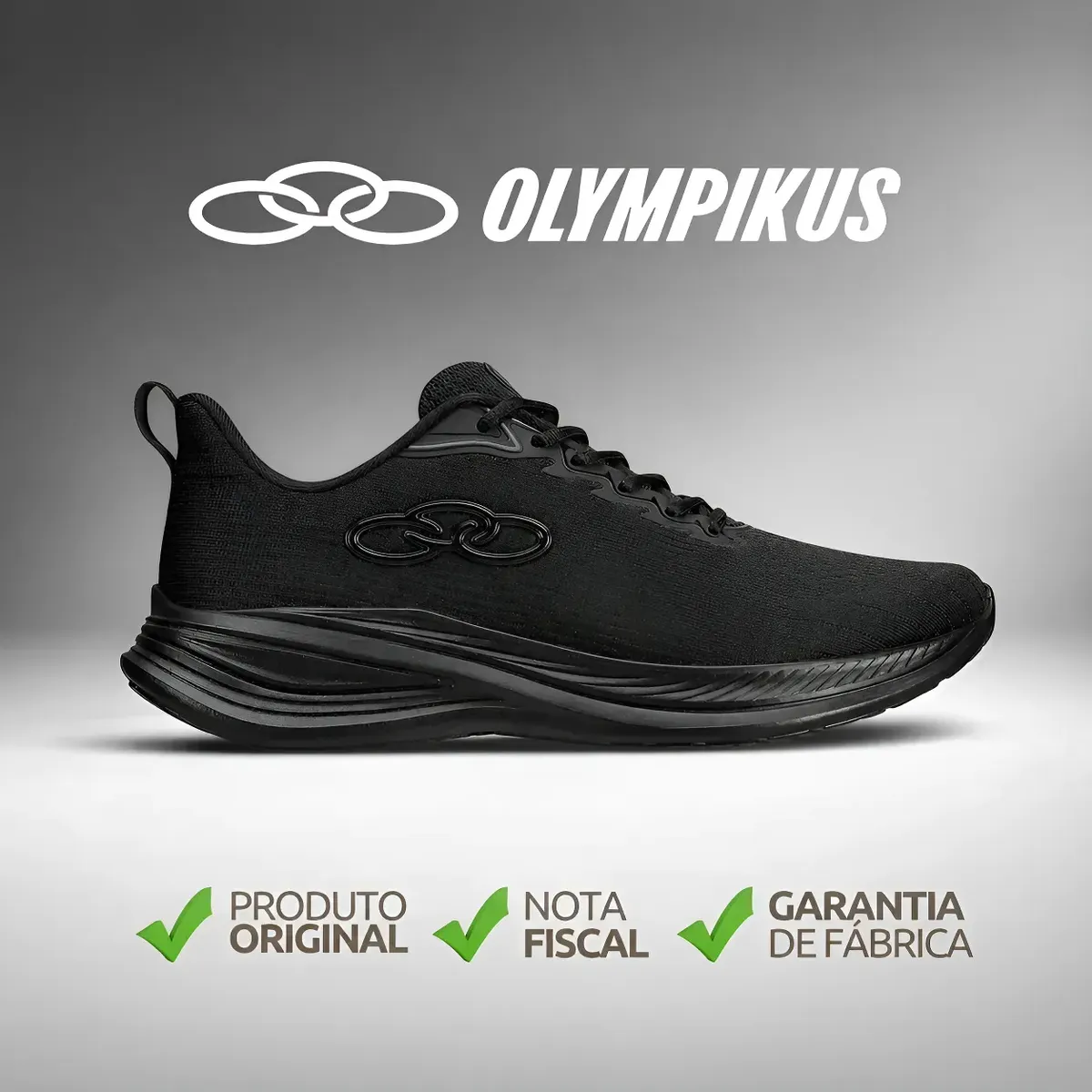 Tênis preto Olympikus Marte