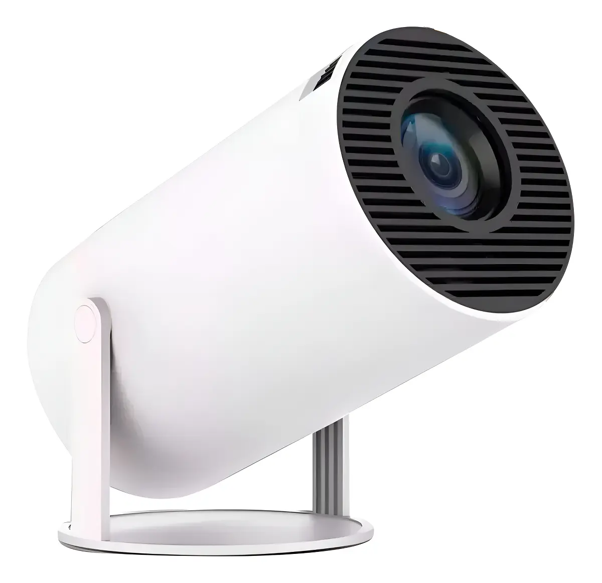 Projetor Hy300 Suporta 4K 1080p Wifi 6 Android 11 Portátil, Cor Branco