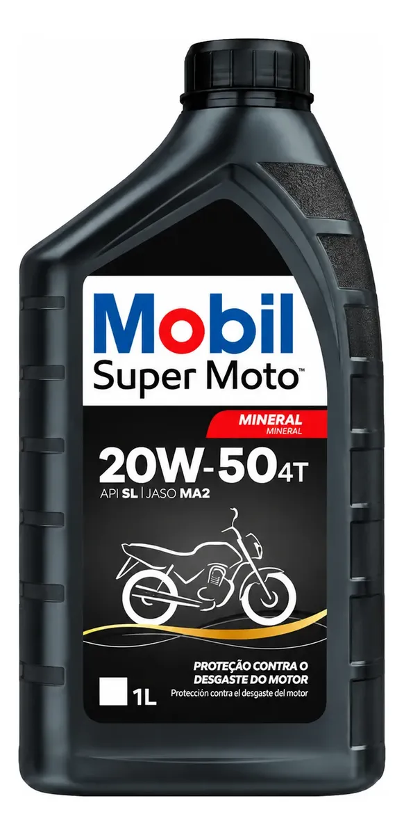 Óleo 20w50 mineral Mobil  para motores