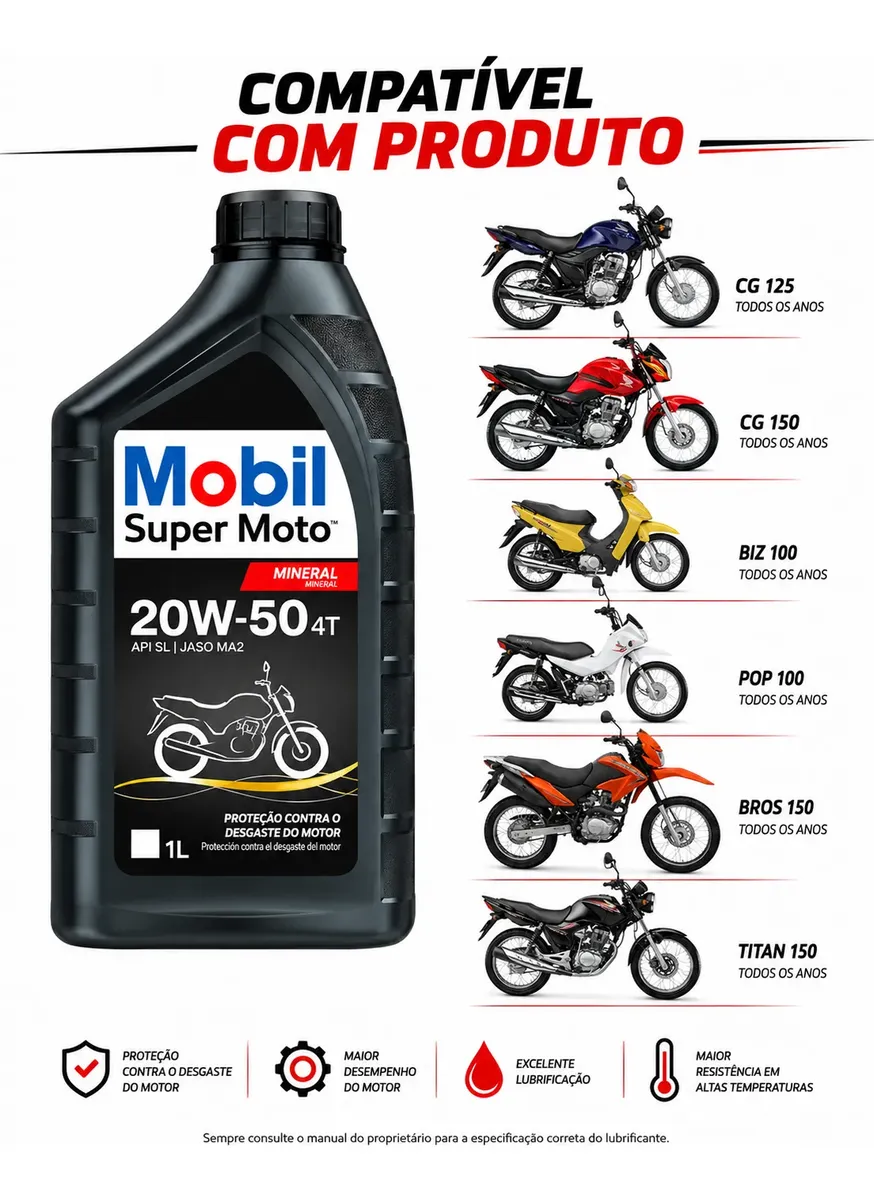Óleo Mobil 20W50 Verso