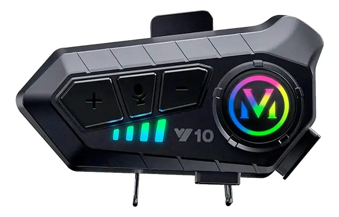 Fone De Ouvido Voren Bluetooth Headset Rgb Para Capacete Sem Fio