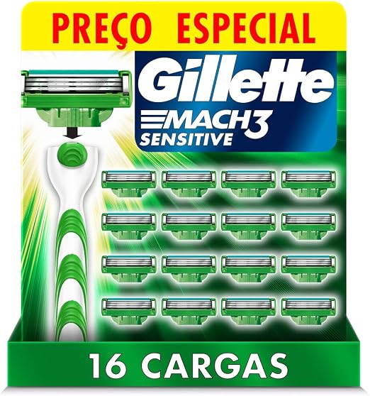 🪒 Preço IMPERDÍVEL Gillette Prestobarba 3  — Pacote com 16 unidades