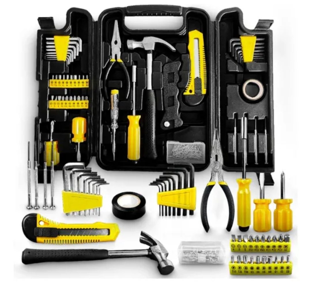 Jogo de Ferramentas 200 Peças com Chaves de Precisão e Allen Kit com Maleta Resistente - Titanium Platina
