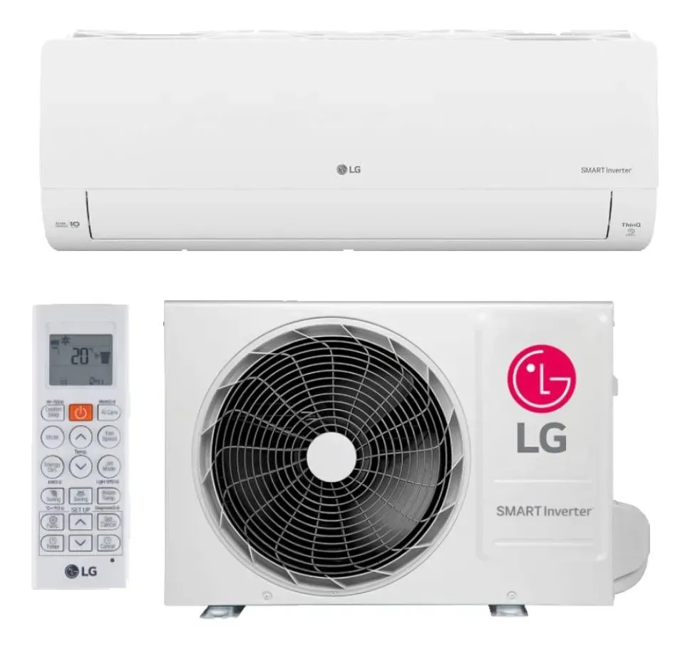 Ar Condicionado LG Inverter Smart Voice AI 12.000 Btus Frio R-32