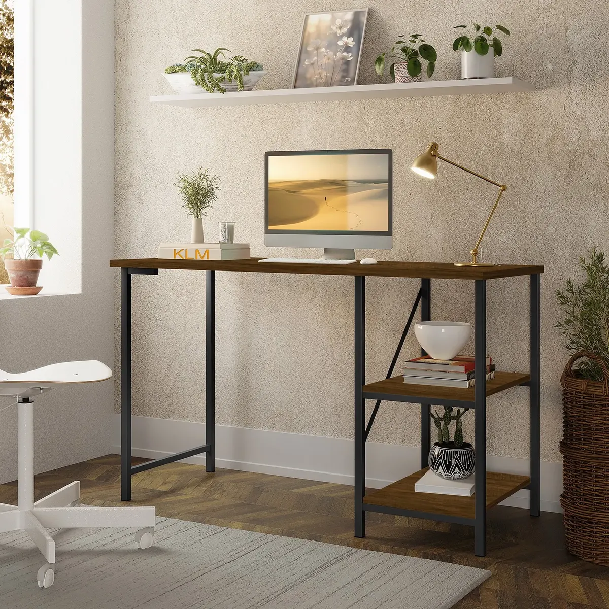 Escrivaninha Mesa Office Estilo Industrial 1.10 M Klm Store