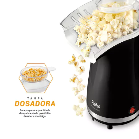 Pipoqueira Elétrica Sem Óleo Philco 1200W PPIE01A