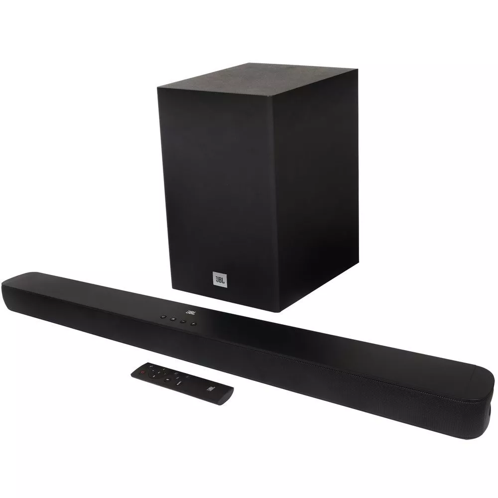 Soundbar JBL Bluetooth, Cinema SB180, 2.1 Canais, Subwoofer de 6,5" Sem Fio 110W RMS