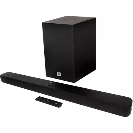 Soundbar JBL  Bluetooth, Cinema SB180, 2.1 Canais, Subwoofer de 6,5" Sem Fio  110W RMS