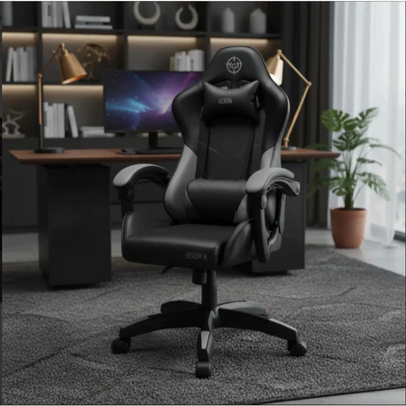 Cadeira Gamer TGT Heron M, Preto, TGT-HRM-BK02