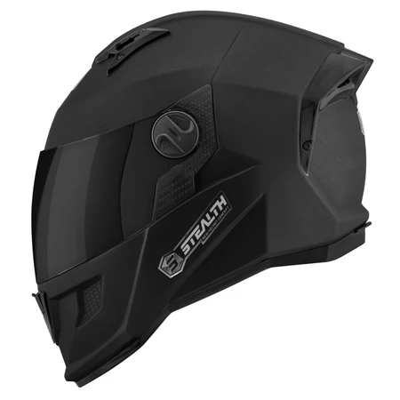 Capacete Moto Stealth Solid Pro Tork Motoqueiro Viseira Fumê
