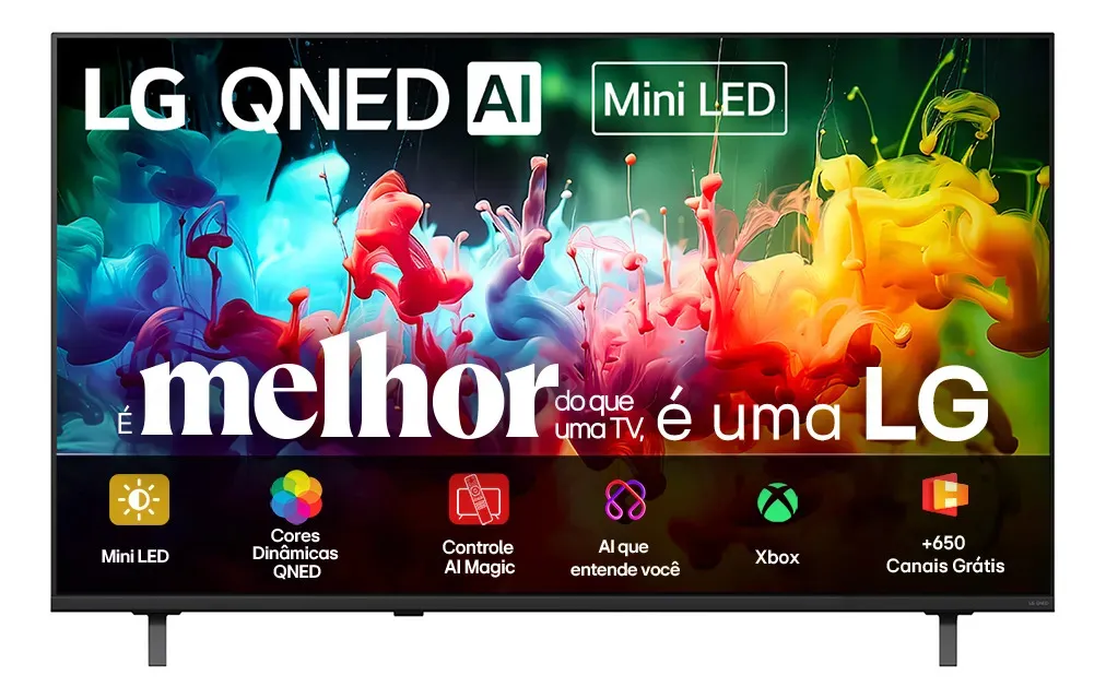 Smart TV 4K 55" LG QNED Mini LED AI QNED70 2026 - 55QNED70BSA